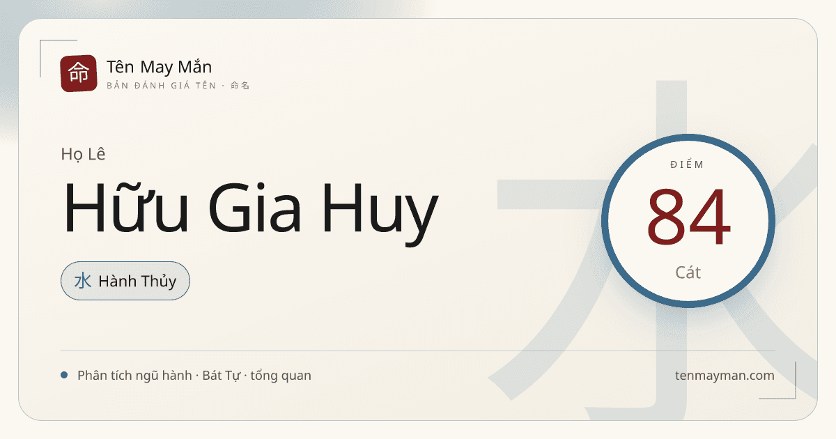 Lê Hữu Gia Huy: một cái tên có nếp nhà và độ sáng điềm đạm
