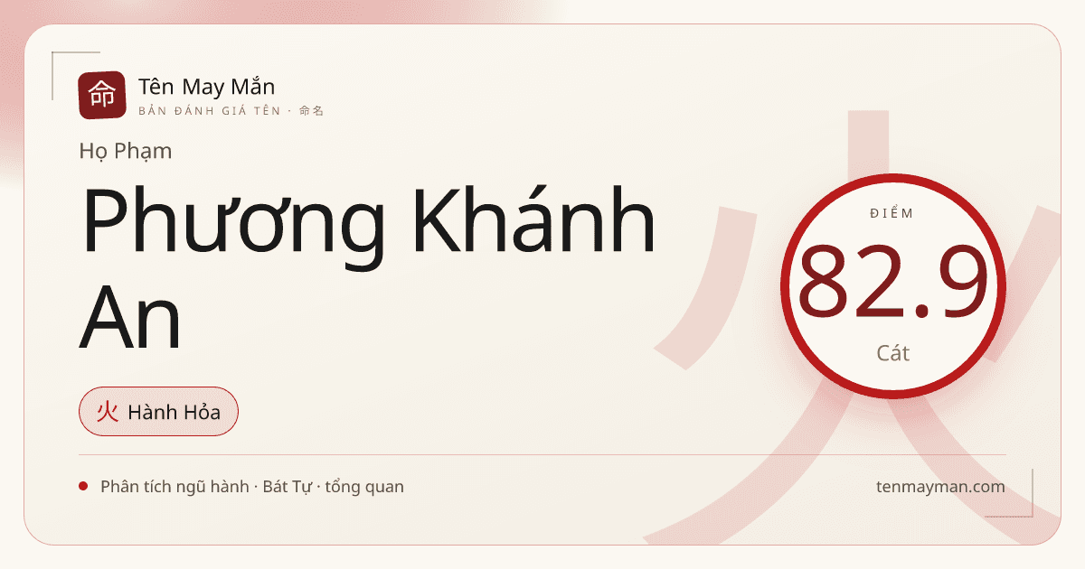 Phạm Phương Khánh An: một cái tên nền nã, sáng tiếng và biết dừng đúng chỗ